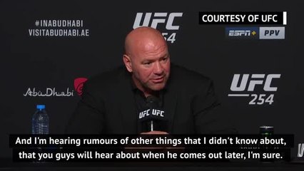 Download Video: Khabib 'pound-for-pound GOAT' - Dana White reacts to retirement