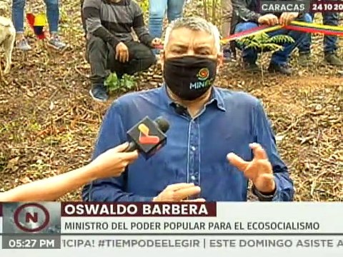 Caracas celebró Día del Cambio Climático con siembra de 1200 especies de árboles en 10 hectáreas