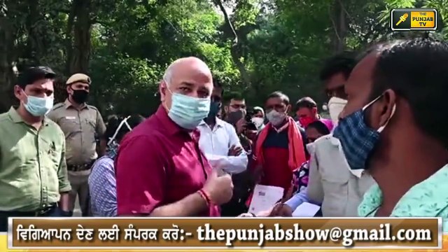 ਦਿੱਲੀ ਦੇ ਉਪ ਮੁੱਖ ਮੰਤਰੀ ਦਾ ਐਕਸ਼ਨ Deputy CM of Delhi Manish Sisodia in Delhi