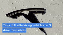 Tesla 'full self-driving' vehicles can't drive themselves, and other top stories in technology from October 25, 2020.