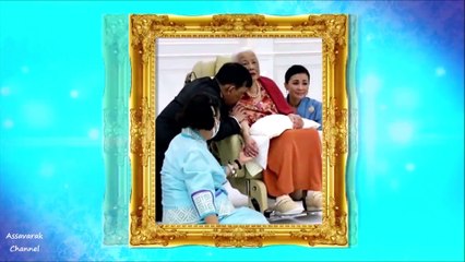 ย้อนดูภาพประทับใจอีกครั้ง เมื่อในหลวงทรงก้มลงเอาพระพักต์แนบกับอกพระมารดาด้วยความรัก ทรงพระเจริญ