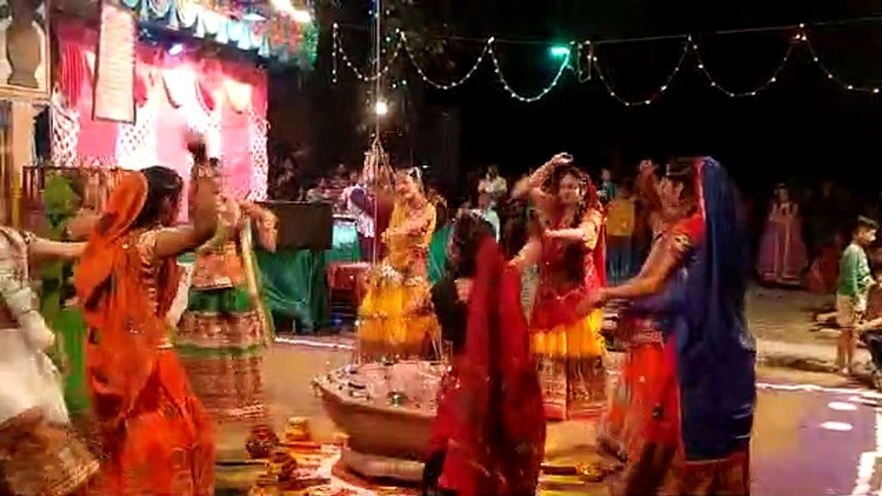 शाजापुर के खरगोन कला में नवरात्रि की गरबा उत्सव मनाया गया