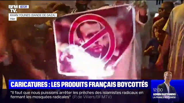 Caricatures: appels au boycott des produits français dans des pays musulmans