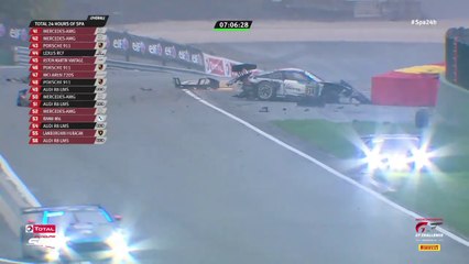 24H Spa 2020 Goodwin Big Spin Allemann Silver Cup Leader MacDowall Big Crash