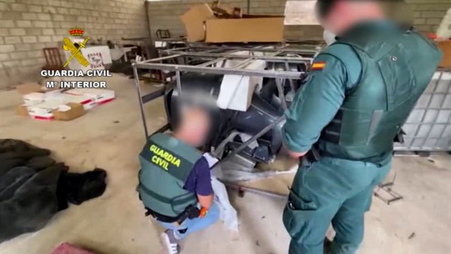 La Guardia Civil desmantela un narco-embarcadero en el Campo de Gibraltar