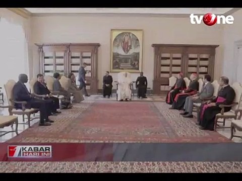 Jusuf Kalla Temui Paus Fransiskus di Vatikan