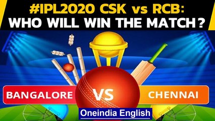 Video herunterladen: IPL 2020: CSK Vs RCB: MS Dhoni and Co. play for pride against RCB | Oneindia News