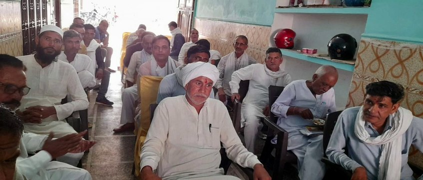 कांधला: कैराना मार्ग पर भाजपा कार्यकर्ताओं की बैठक