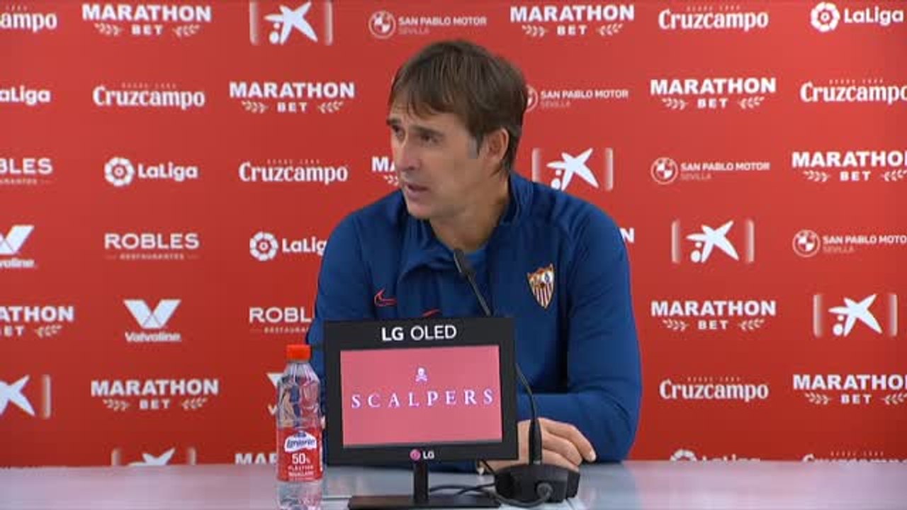 Lopetegui: "Hemos tenido innumerables ocasiones de gol"