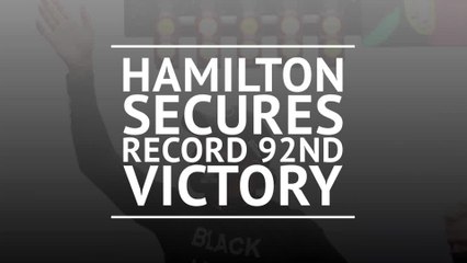 Hamilton secures record 92nd victory