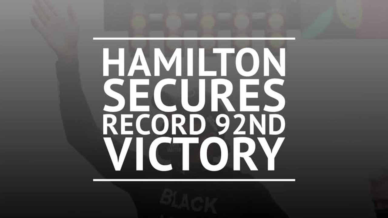 Hamilton secures record 92nd victory