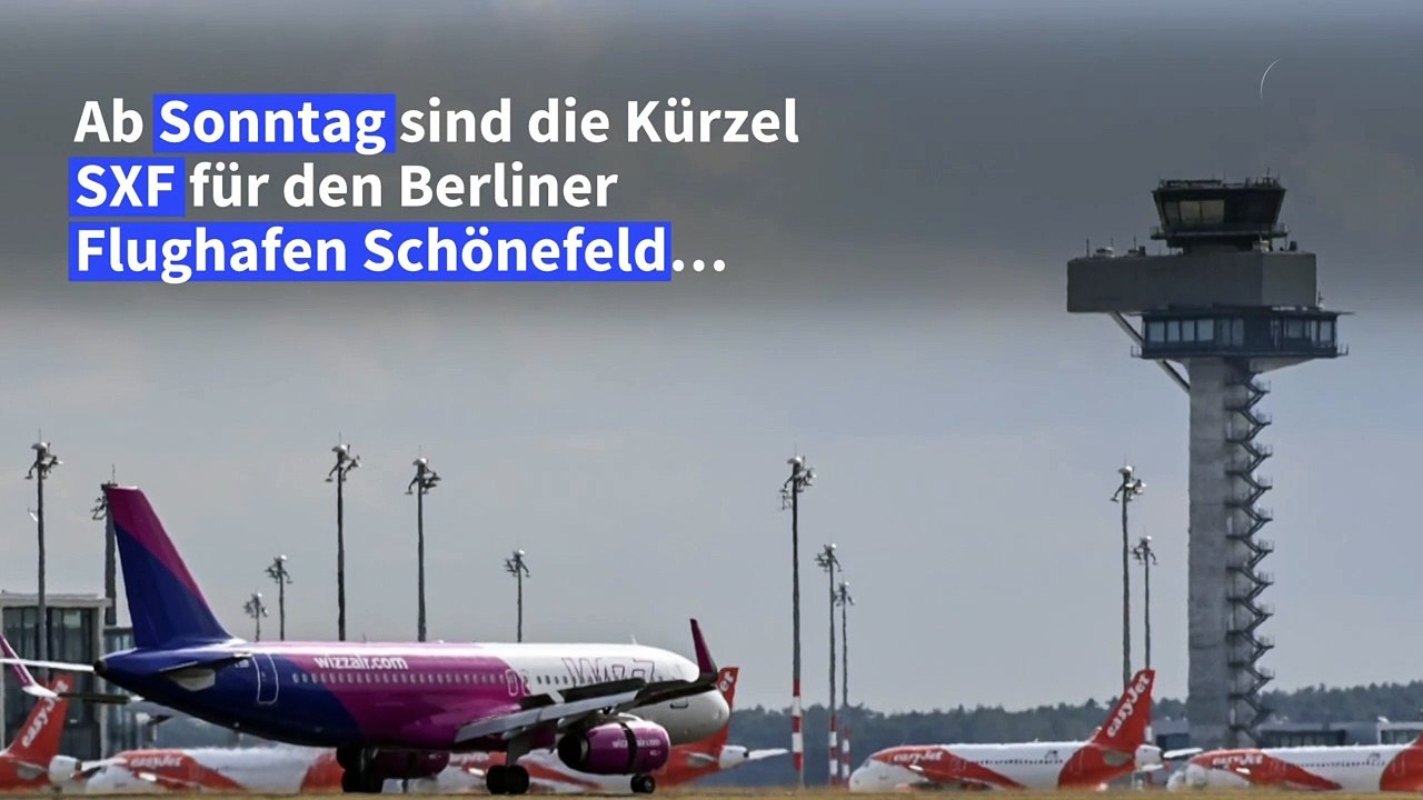 Berlins Flughäfen bekommen das neue Kürzel BER