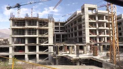 Erzincan'ın 'akıllı hastanesi'nin inşaatı yükseliyor