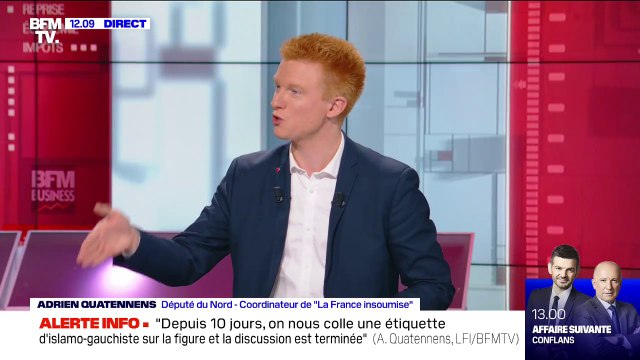 Adrien Quatennens: Nous sommes les partisans de la paix civile et c'est elle qui est menacée