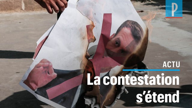 Caricatures de Mahomet : les produits français boycottés, le portrait de Macron brûlé