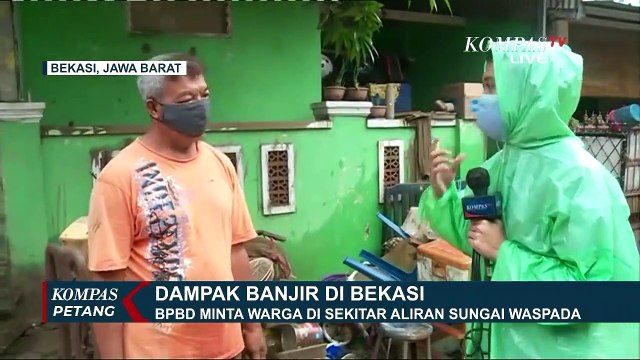 Dampak Hujan di Bogor, Kali Cikeas Meluap, Bekasi Kebanjiran