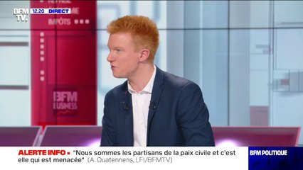 Adrien Quatennens: "Il faut refonder la police (…) il faut 10.000 personnels de plus"