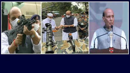 Indian Army Won't Let Anyone Take Even an Inch of Our Land: Rajnath Singh | Shastra Puja |