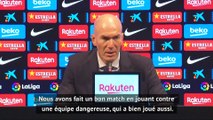Zinedine Zidane revient sur le victoire contre le Barça dans le Clasico