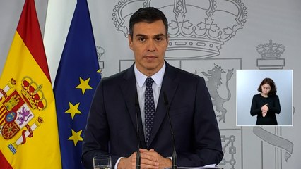 Télécharger la video: Sánchez llama a Casado para que el PP apoye en el Congreso el estado de alarma