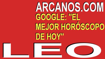 LEO - Horóscopo ARCANOS.COM 25 al 31 de octubre de 2020 - Semana 44