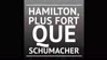 Hamilton dépasse Schumacher