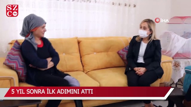 4. kattan düşen kadın 5 yıl sonra ilk adımı atmanın mutluluğunu yaşadı