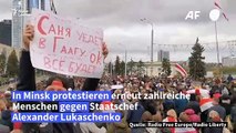 Belarus: Demonstranten fordern erneut Lukaschenkos Rücktritt