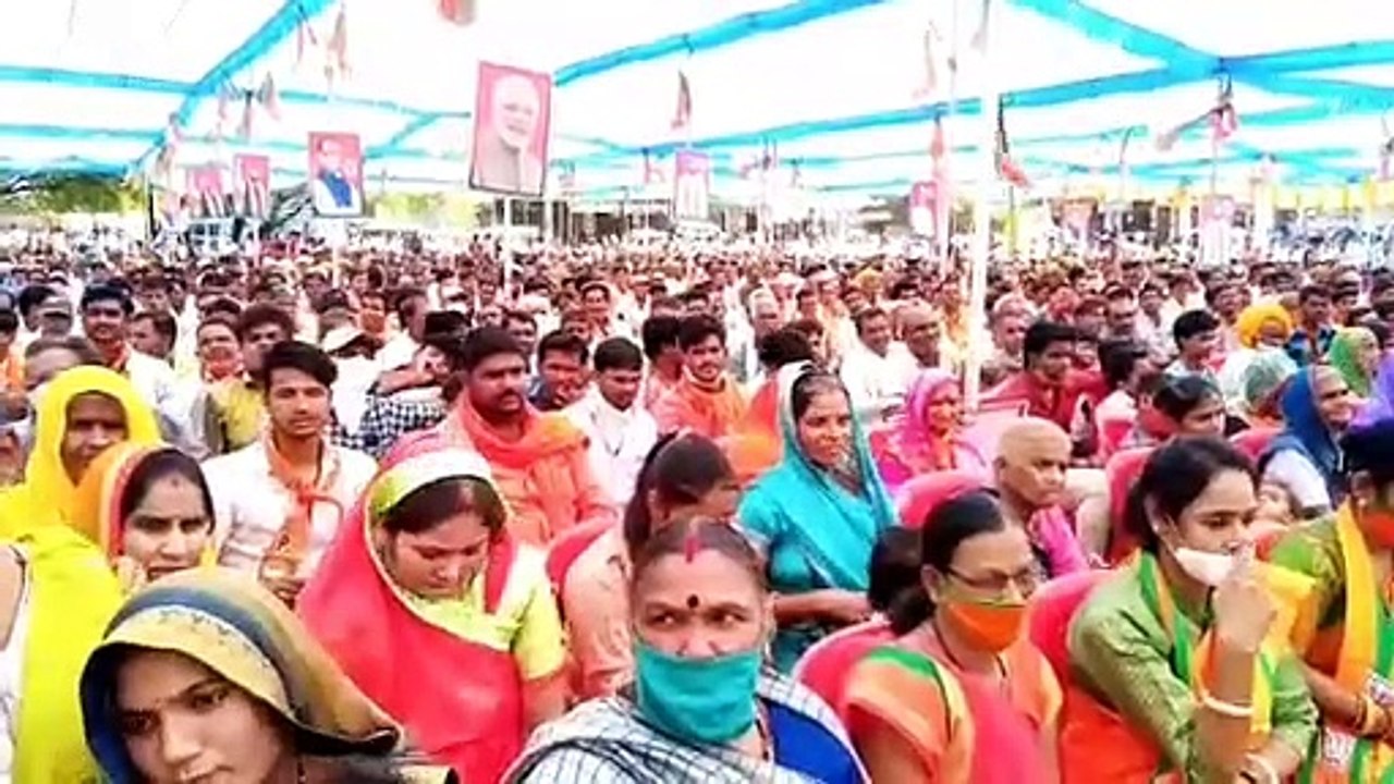 सुवासरा विधानसभा के उपचुनाव को लेकर आम सभा को किया संबोधित