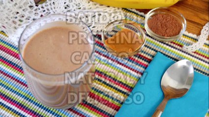 BATIDO DE PROTEINA CASERO  NATURAL Y DELICIOSO