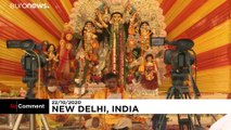 Hindu-Festivals: Mix aus Tuchfühlung und virtuellen Gebeten