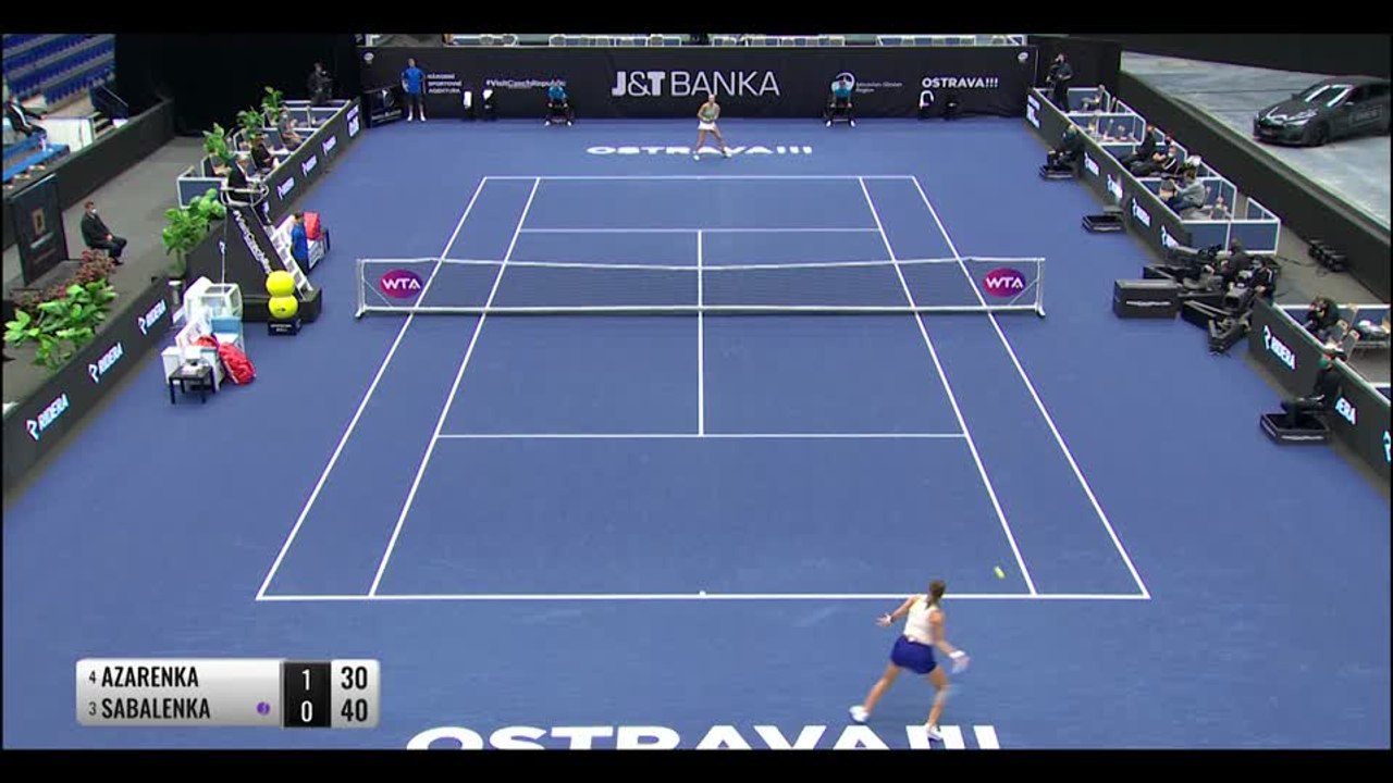 Sabalenka beats Azarenka to win Ostrava Open showpiece