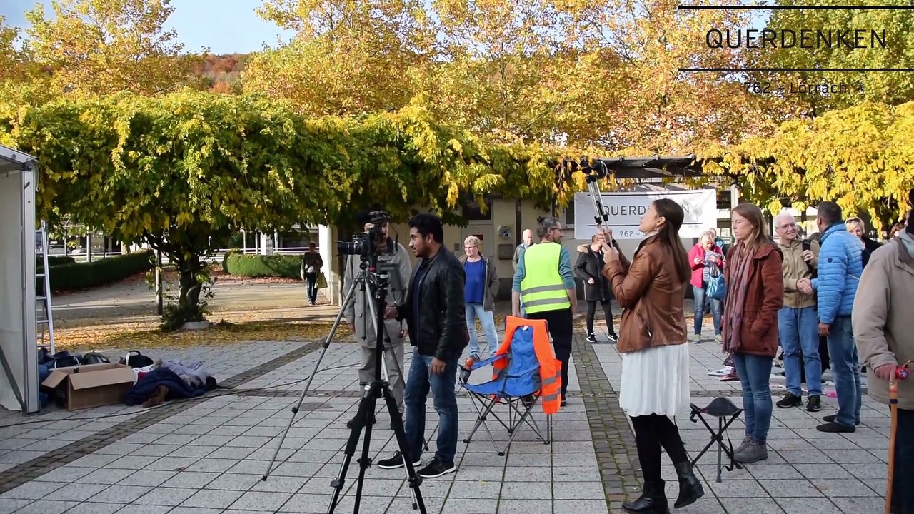 Querdenken 775 Waldshut-Tiengen - 01 - Eröffnung - 24.10.2020 - Viehmarktplatz