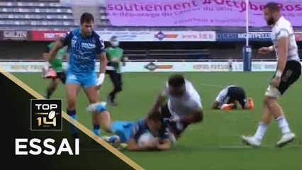 TOP 14 - Essai de Julien TISSERON (MHR) - Montpellier - Brive - J6 - Saison 2020/2021