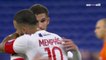 Lyon 3-0 Monaco - GOAL: Houssem Aouar, penalty