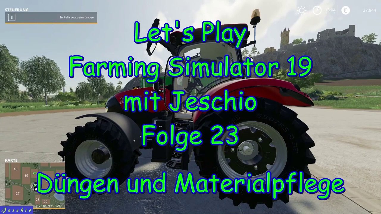 Lets Play Farming Simulator 19 mit Jeschio - Folge 023 - Düngen und Materialpflege