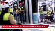 Mecidiyeköy-Mahmutbey metrosu 28 Ekim'de açılıyor