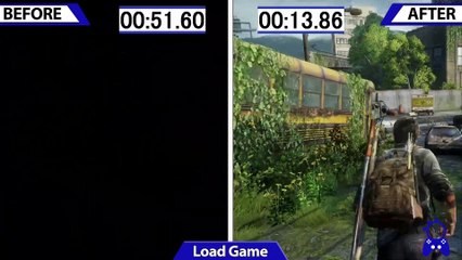 The Last of Us Remastered - Loading Times Patch Comparison