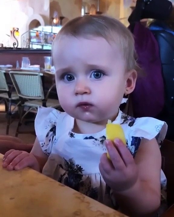 baby makes funny face while eating lemon for the first time -  2020 - 10