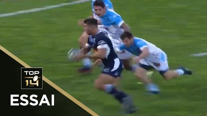 TOP 14 - Essai de Nathan DECRON (SUA) - Agen - Bayonne - J6 - Saison 2020/2021