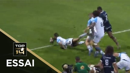 TOP 14 - Essai d'Aymeric LUC (AB) - Agen - Bayonne - J6 - Saison 2020/2021