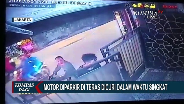 Waspada Curanmor! Dalam Beberapa Menit Motor di Teras Rumah Raib