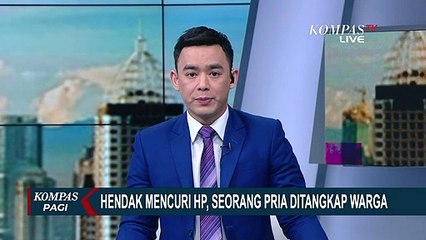 Seorang Pria Ditangkap Warga saat Hendak Mencuri HP di Warung Makan!