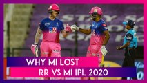 Rajasthan vs Mumbai IPL 2020: 3 Reasons Why Mumbai Lost to Rajasthan