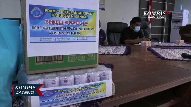 PDAM Kendal Beri Bantuan Untuk Warga yang Menjalani Isolasi Mandiri