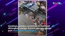 Massa Ngamuk di Pasar Cianjur, Pistol Polisi Meletus!