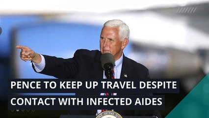 Pence to keep up travel despite contact with infected aides, and other top stories in politics from October 26, 2020.