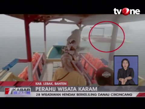 Perahu Wisata Terbalik, 3 Penumpang Tewas Tenggelam
