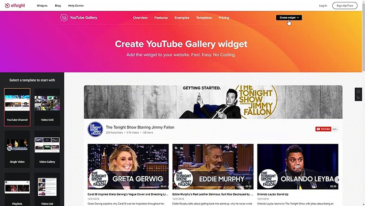 How to Add YouTube Gallery widget to Blogger (2020)