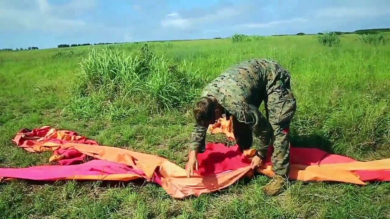 U.S Marines • 3rd Recon • Drop Light Tactical Vehicle • from C-130 for the first Time